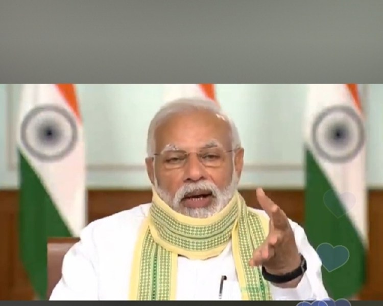 PM Modi interacts with Sarpanchs