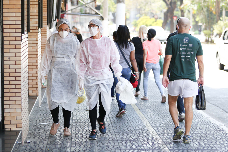 Sao Paolo amid Covid-19 outbreak
