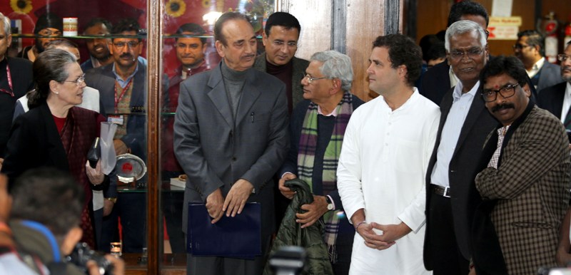 Rahul Gandhi, AK Antony address media in Delhi
