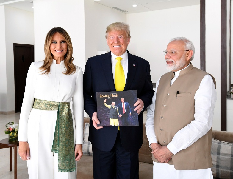 Namaste Trump: US Prez spends busy first day in India  