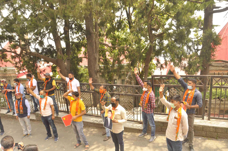 Indians protest Chinese aggression in Ladakh