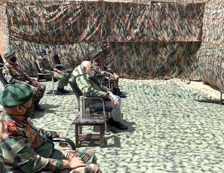 PM Modi visits Leh weeks after India-China clash in Galwan