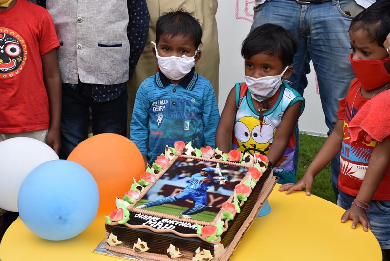 Celebration of MS Dhoni's 39th birthday in Ranchi