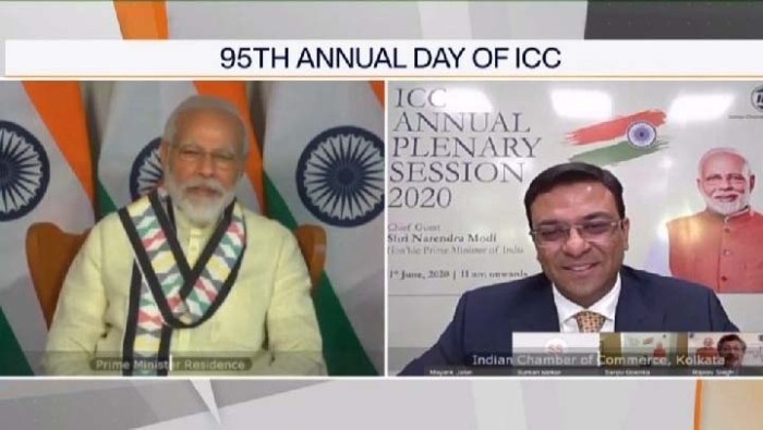 PM Modi addresses 95th annual plenary session of ICC