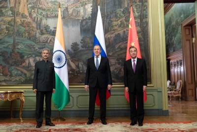 S Jaishankar meets Sergei Lavrov, Wang Yi in Moscow