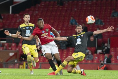 EPL match between Manchester United and Southampton