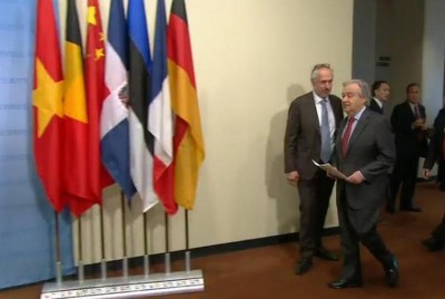 Stop escalation, urges UN chief, as geopolitical tensions reach â€˜highest level this centuryâ€™