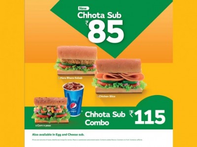 QSR chain Subway India introduces a special mini sub  in four flavours across its country-wide outlets