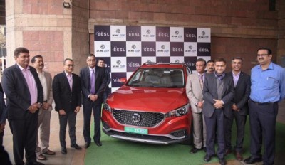 MG Motor India delivers the first ZS EV to EESL
