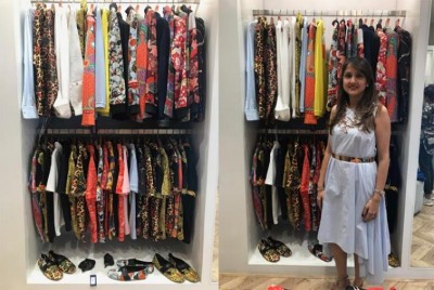 Fashion designers Shivan & Naresh showcase their luxury holidaywear at Dapper