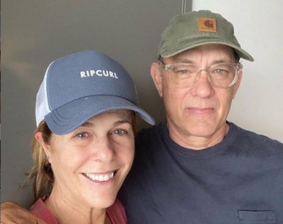 Coronavirus-hit Tom Hanks shares update on his health, posts image with wife Rita on Instagram