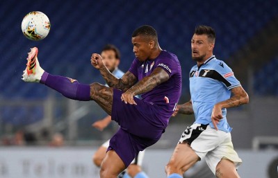 Serie A football match in Rome