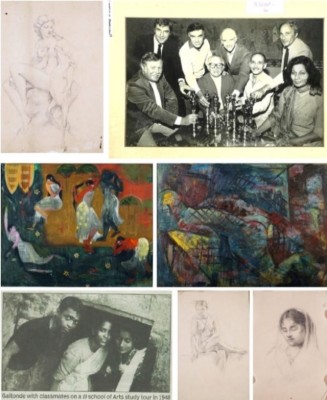 Paintings of Oscar-winning costume designer Bhanu Athaiya to go under the hammer on Dec 2