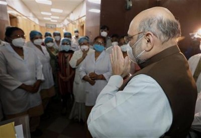Union Home Minister Amit Shah tests COVID-19 positive, admitted to hospital 