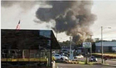 Five injured in US shopping centre gas explosion