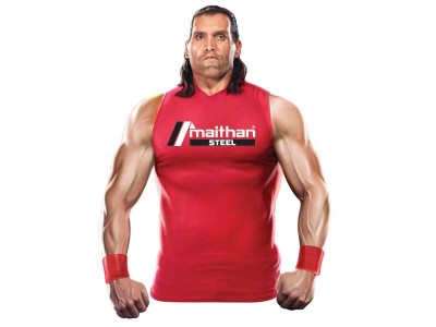 Wrestler The Great Khali joins Maithan Steel as brand ambassador