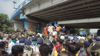 'Black day in Bengal politics': BJP's Tejasvi Surya slams Mamata government after Nabanna Abhiyan turns violent
