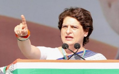 Priyanka Gandhi slams Yogi Adityanath over law and order problems in UP