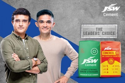JSW Cement unveils new marketing campaign with Sourav Ganguly and Sunil Chhetri as brand ambassadors