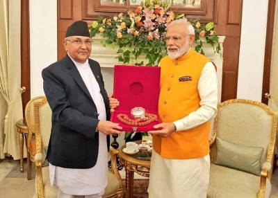 Meetings organized in India to topple my government, alleges Nepal PM K P Sharma Oli