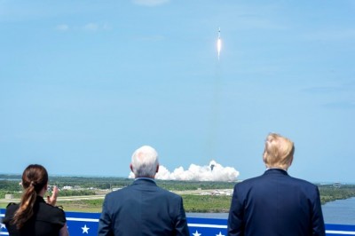 NASA, SpaceX create history with launch of two astronauts from US soil into Earth's orbit in a decade