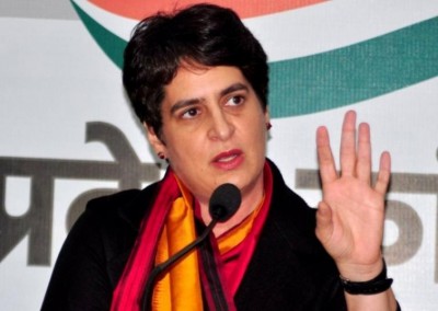 Priyanka slams Yogi Govt for arrest of 14-month-old babyâ€™s parents