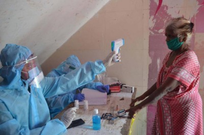 India reports over 56,000 Covid-19 cases in 24 hours, tally close to 20 lakh