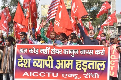 Bharat Bandh called by central trade unions against Centre’s policies