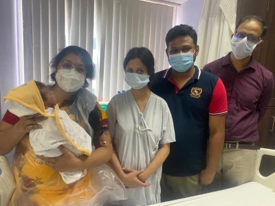 50-day-old baby beats Covid-19, heart ailment; discharged from Kolkata's Fortis Anandapur