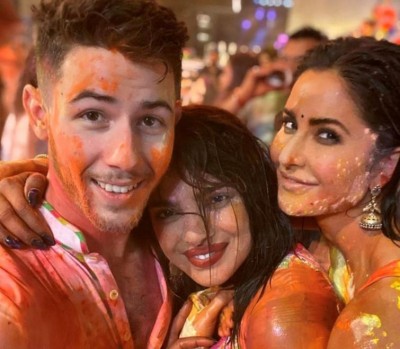 Katrina Kaif, Priyanka Chopra, Nick Jonas celebrate Holi in style