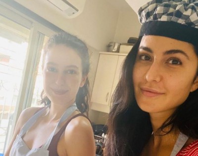 Katrina Kaif makes fun with sister Isabelle while cooking