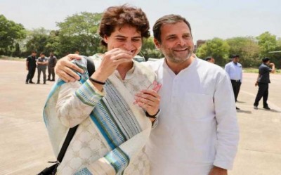 Congress leaders Rahul Gandhi and Priyanka Gandhi Vadra wish eves on International Women's Day