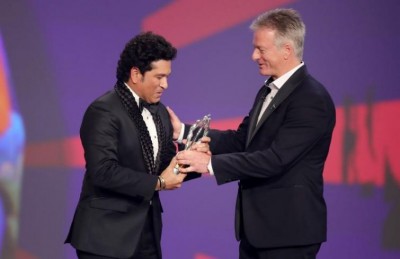 Thank you for love and support: Sachin Tendulkar after winning Laureus Award