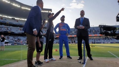 First T20: India win toss, elect to bowl first against New Zealand