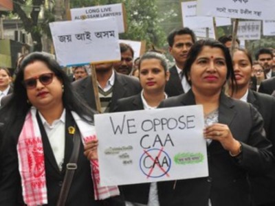 BJP holds peace rally in support of CAA in Assamâ€™s Biswanath, locals stage protest