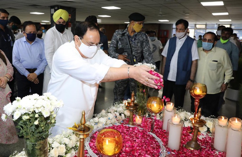 JP Nadda inaugurates blood donation camp at AIIMS