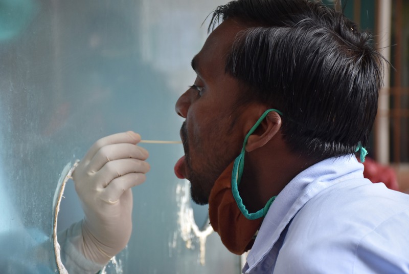 Coronavirus test in Ranchi
