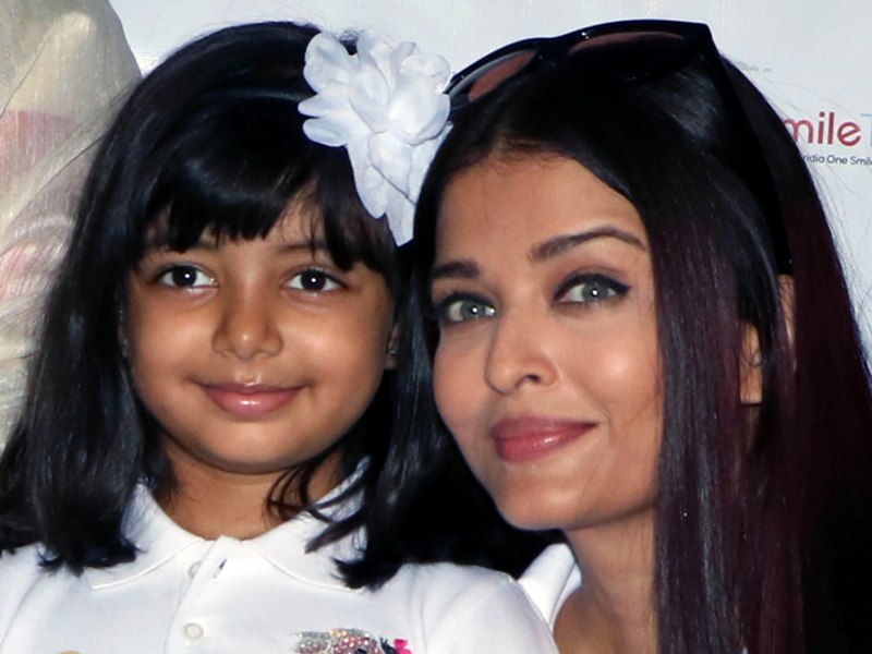 File photos of Aishwarya Rai and daughter Aradhya