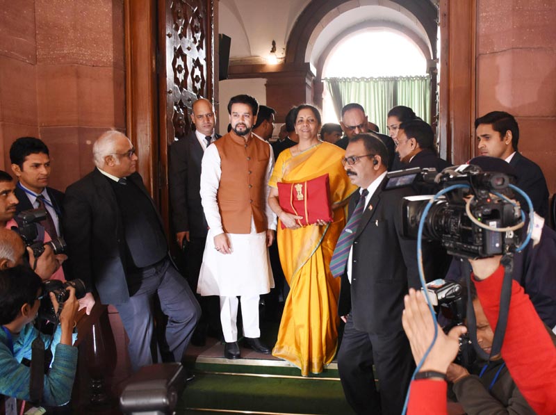 Nirmala presents Union Budget