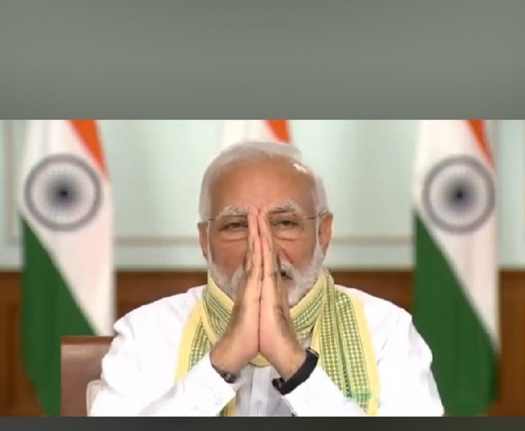 PM Modi interacts with Sarpanchs