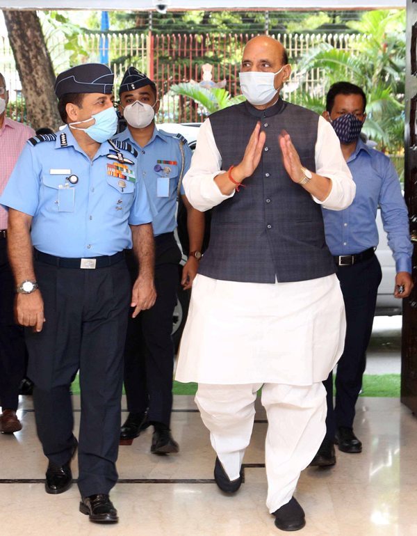 Rajnath Singh at inaugural session of the Air Force Commander’s Conference