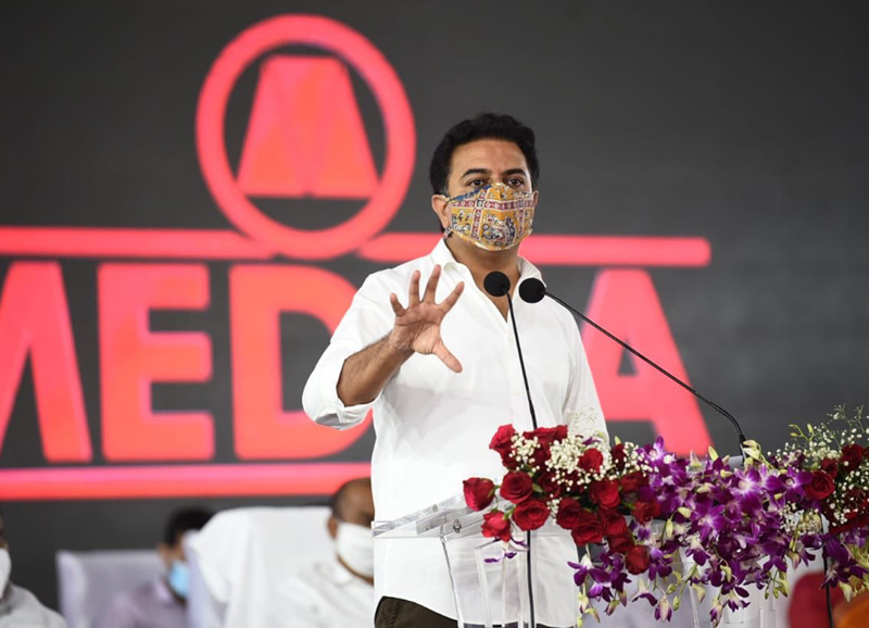 Telangana Minister lays foundation for rail coach factory