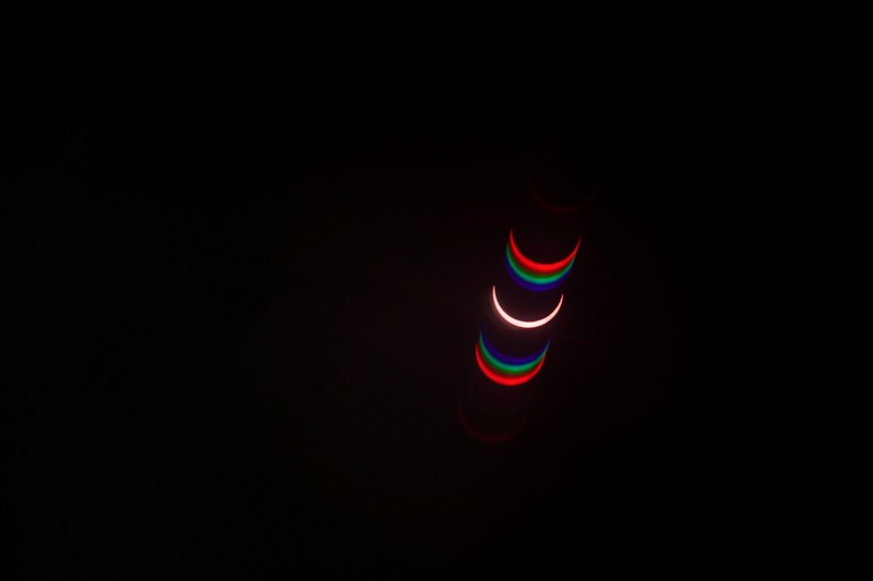 Glimpses of the Solar Eclipse