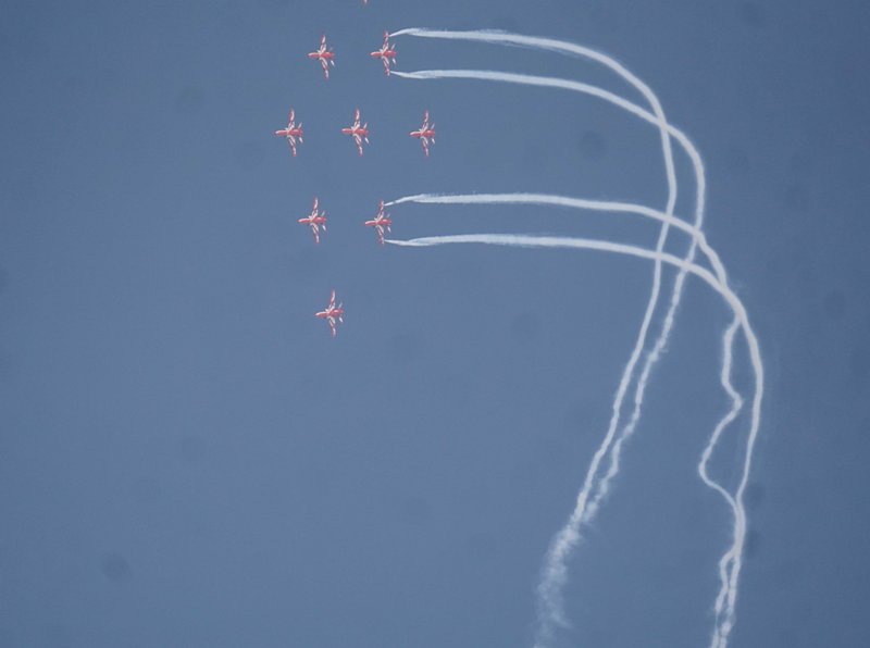 Dress rehearsal of IAF Day parade