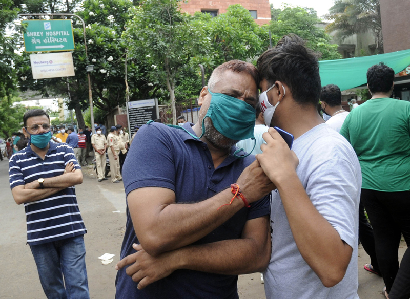 Fire at Covid-19 hospital in Ahmedabad