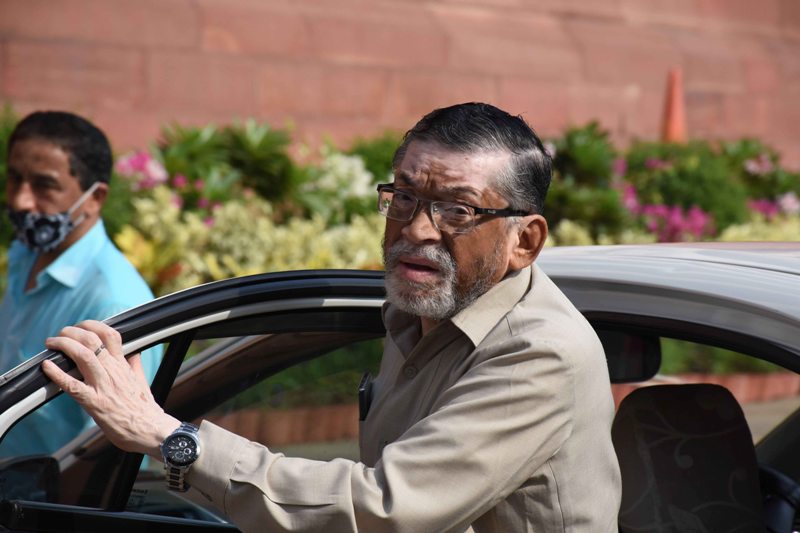 Several Indian MPs outside Parliament