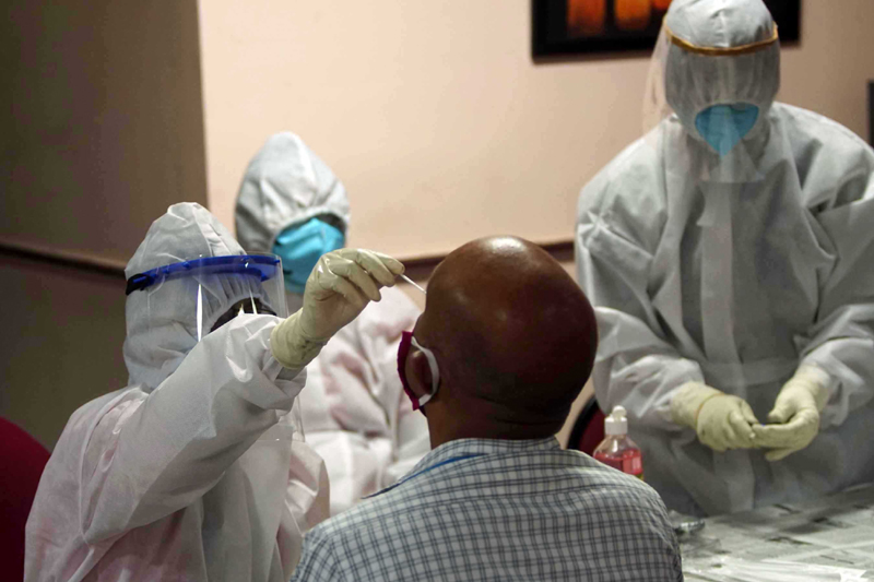 COVID-19 test for journalists in Kerala