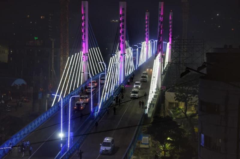 Mamata Banerjee inaugurates Mahjerhat Bridge in Kolkata
