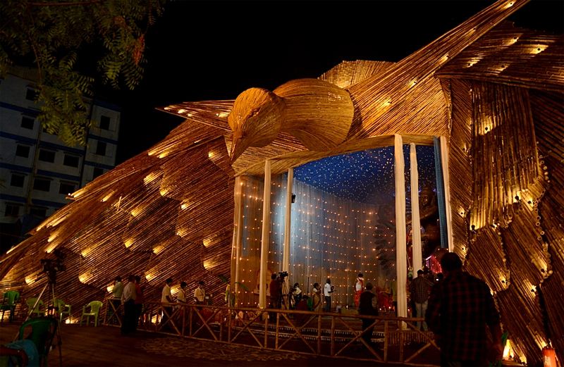 Glimpses of the last day of Durga Puja in Kolkata