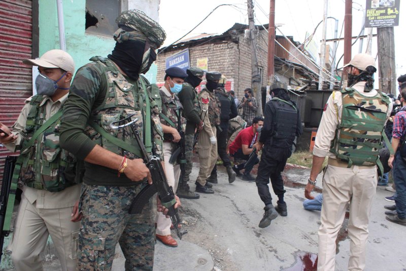 Terrorist attack in Srinagar